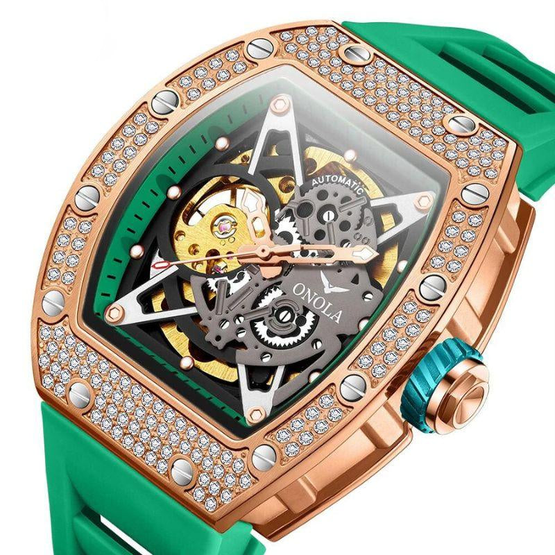 RELÓGIO ANVIL ICE GOLD AUTOMATIC