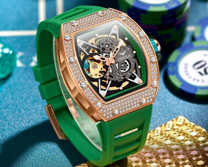 RELÓGIO ANVIL ICE GOLD AUTOMATIC