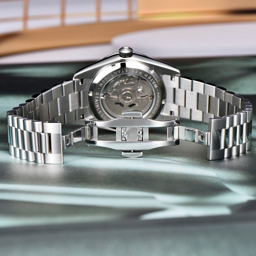 PAGANI DESIGN DAY DATE SILVER