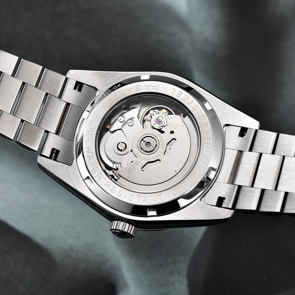 PAGANI DESIGN DAY DATE SILVER